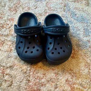 Navy blue crocs
